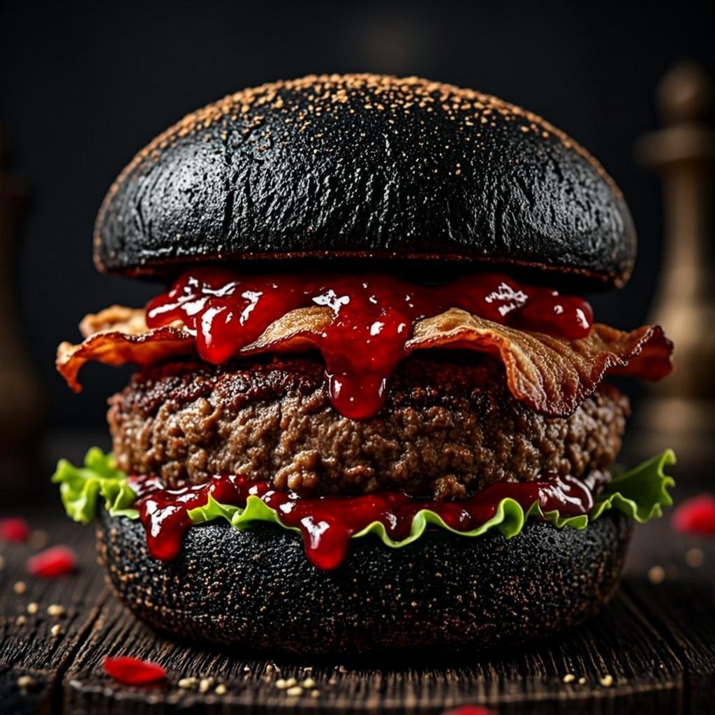 Gothic Black Burger